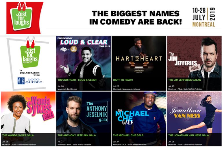 Just For Laughs Festival Montreal 2019
